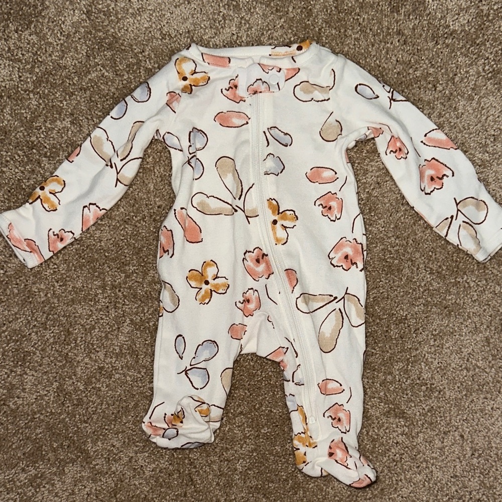 Floral Print Kids One Piece